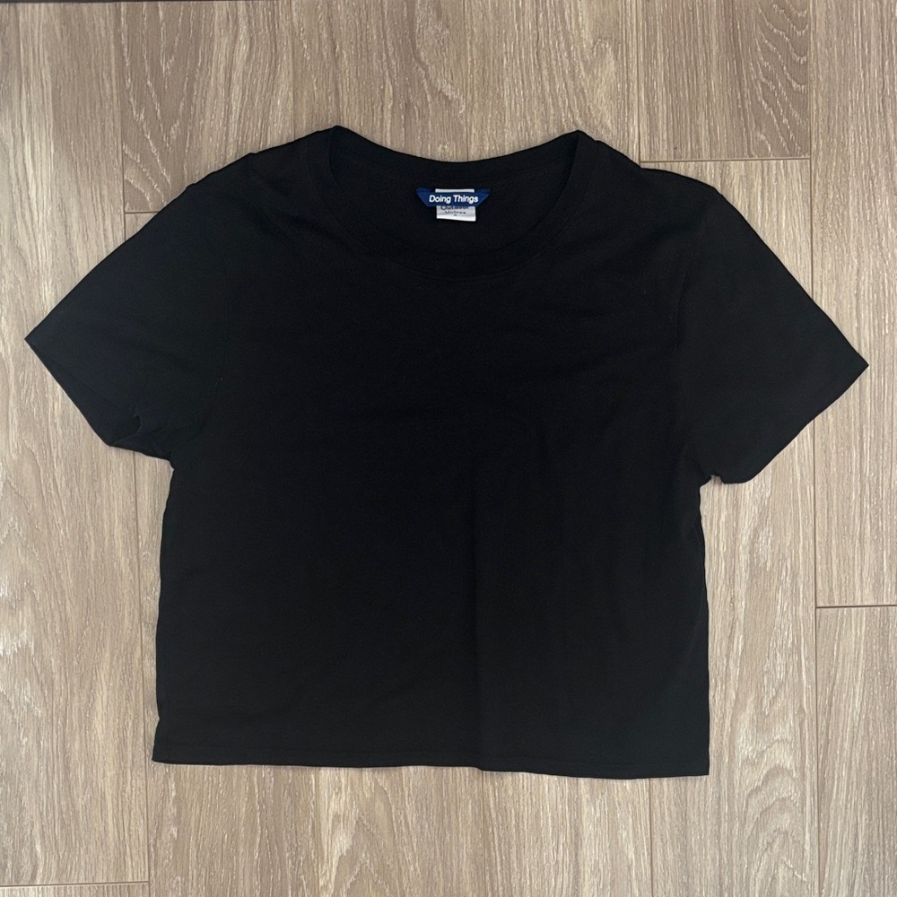 Outdoor Voices Women’s Black T-shirt Top